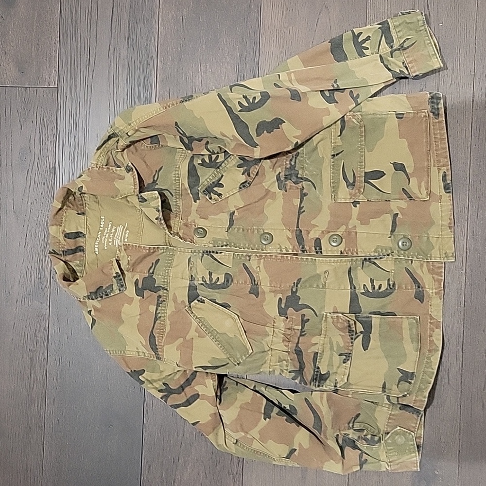 American Eagle Camouflage Blazer Jacket